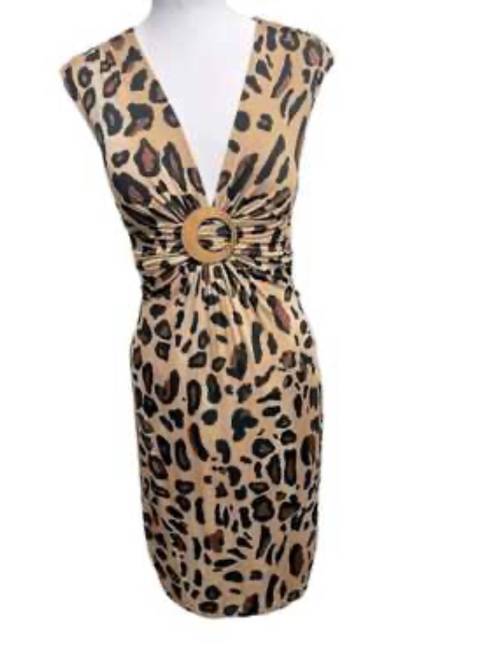 Cache Animal Print cocktail dress - Size 10